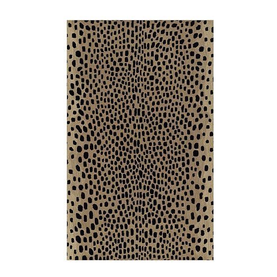 Woodland Cheetah Rug, 10'x14', Beige | West Elm (US)