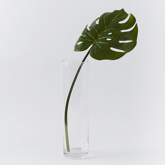Online Designer Bedroom Monstera Leaf, Green, 31.5'