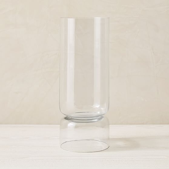 Online Designer Bedroom Foundations Glass Vases, XL Vase, Clear, Glass, 16 Inch Height