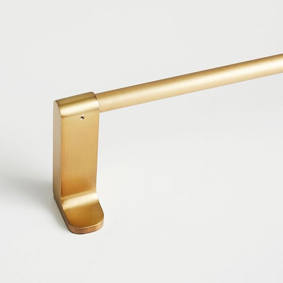 Online Designer Kitchen Contour Metal Rod, Antique Brass, 108