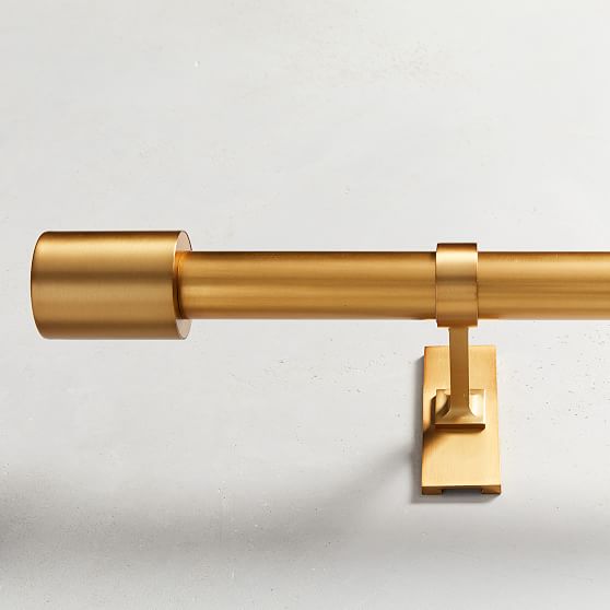 Online Designer Kitchen Oversized Metal Rod, Antique Brass, 48