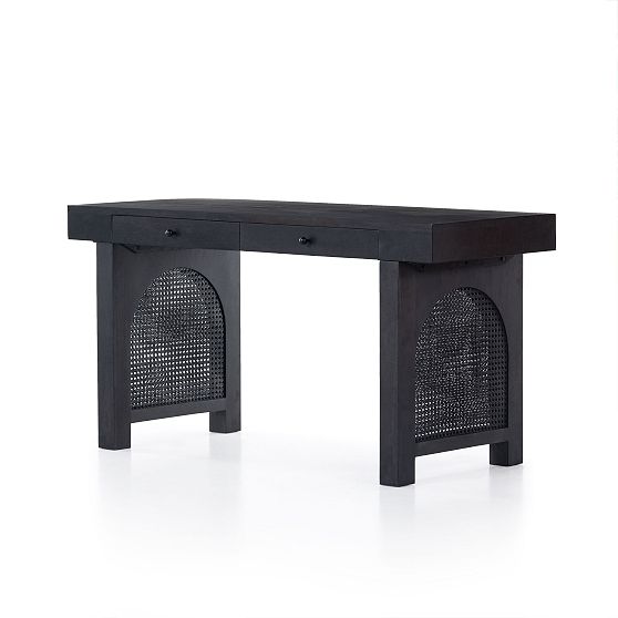 Tilda 60" Desk, Black Wash