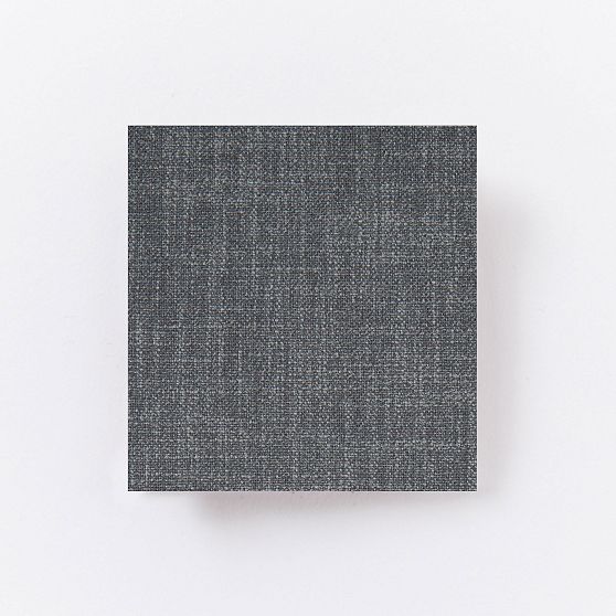 Andes 84" Futon, Yarn Dyed Linen Weave, Pewter, Dark Pewter