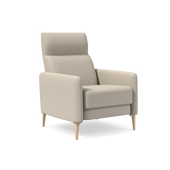 Auburn Recliner Poly Performance Washed Canvas Sand Blonde