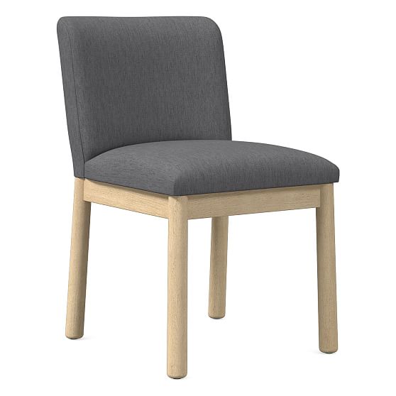 Hargrove Side Chair, Performance Coastal Linen, Pewter, Dune