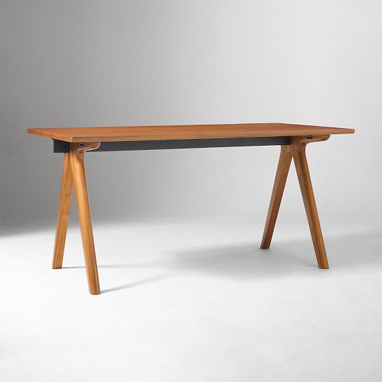 Hawthorne Desk, Cool Walnut, 60"
