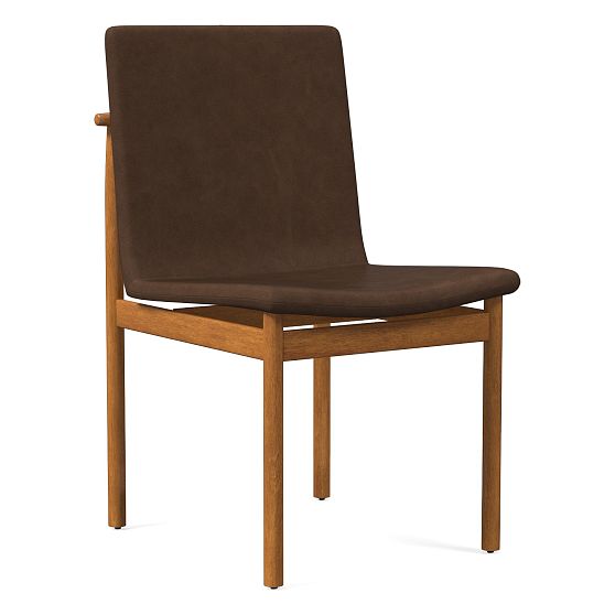 Framework Dining Chair Set Of 2, Vegan Leather, Acorn