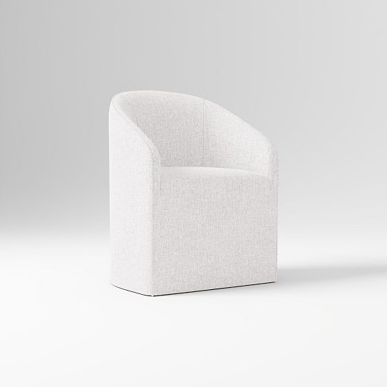 Adler Dining Chair Slipcover, Performance Coastal Linen White