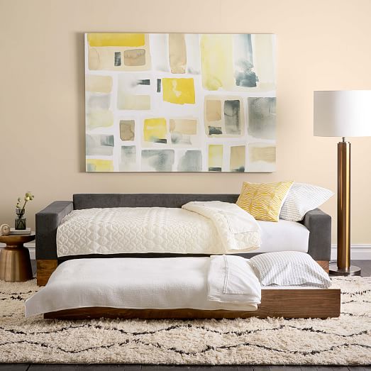 Emery Sofa + Twin Daybed + Trundle | west elm
