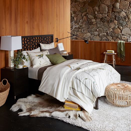 Morocco Headboard Chocolate west elm