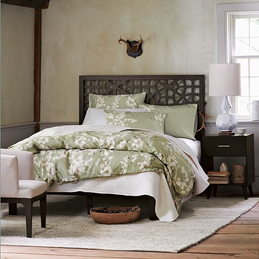 Morocco Headboard Chocolate west elm