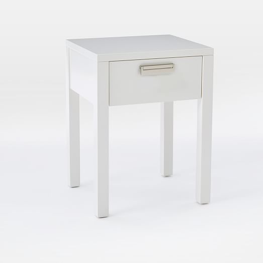 Jones Nightstand White Lacquer west elm