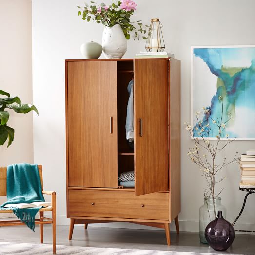 MidCentury Wardrobe Acorn west elm
