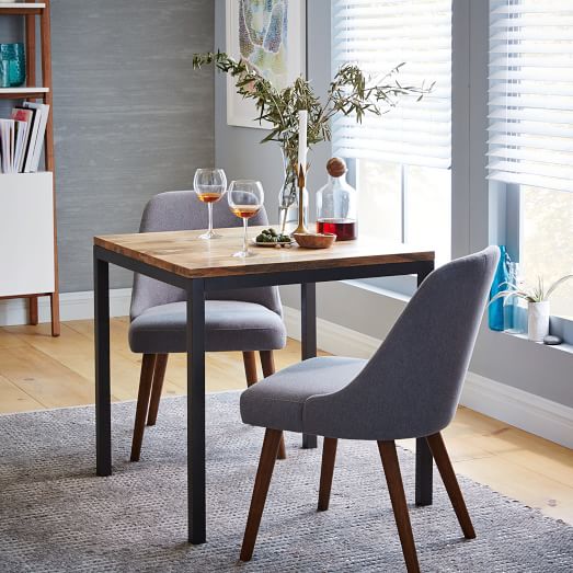 Box Frame Square Dining Table Wood west elm