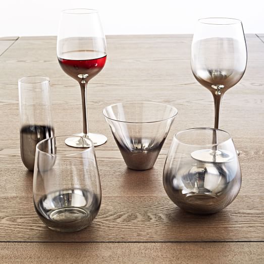 Metallic Ombre Stemless Wine Glass west elm