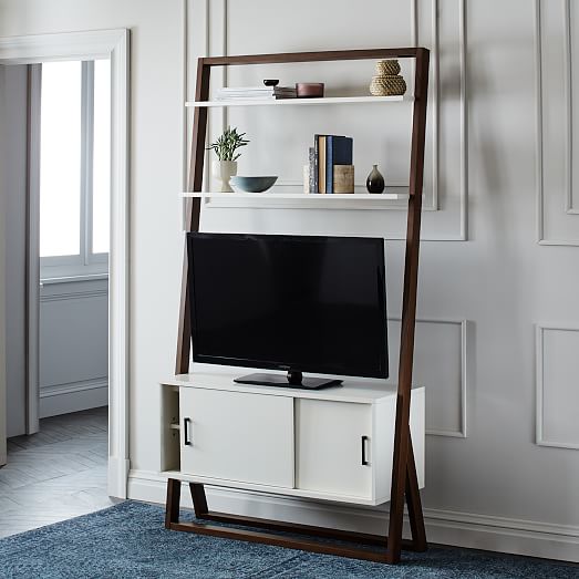 Ladder Shelf Media Console west elm