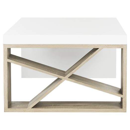 Side Storage Scandinavian Coffee Table west elm