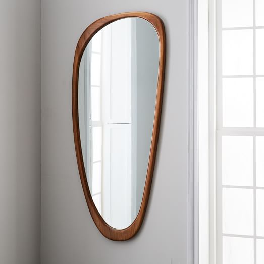 Mid-Century Asymmetrical Floor Mirror | west elm