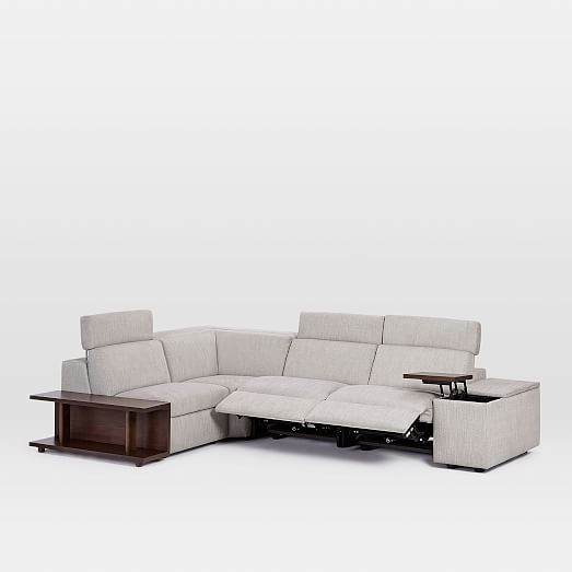 Enzo Reclining 4Seater Sectional (Deluxe Arm) west elm