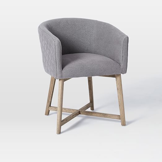 Quilted Tub Dining Chair west elm