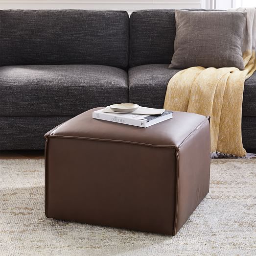 Leather Ottoman west elm