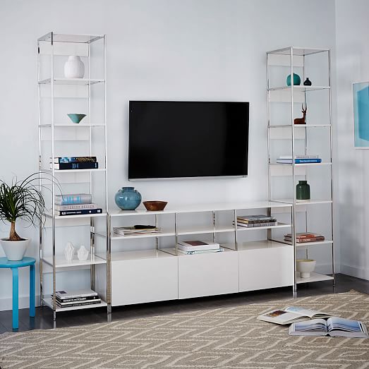 Lacquer Storage Bookshelf 17" west elm