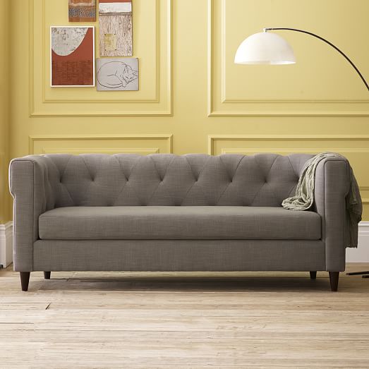 Chester Tufted Upholstered Sofa west elm