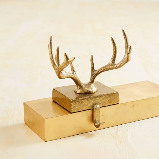 Antlers Stocking Holder west elm