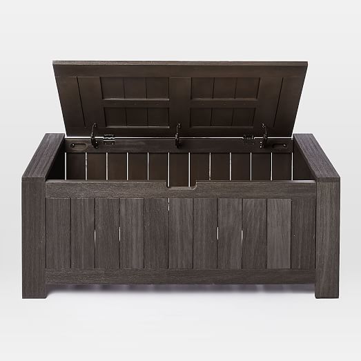 Portside Storage Trunk Weathered Cafe west elm