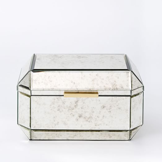 Faceted Mirror Boxes west elm