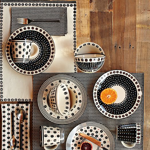 Potter's Workshop Dinnerware Set - Dot | west elm