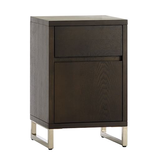 Hudson Nightstand Chocolate west elm
