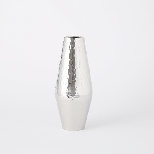 Hammered Metal Vases west elm