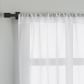 Sheer Linen Curtain - White | west elm