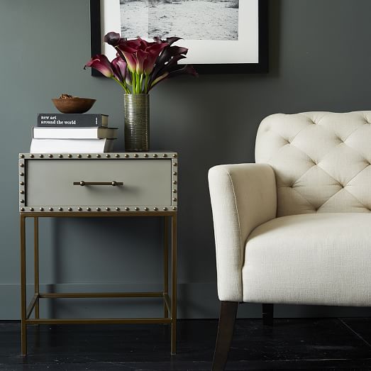 Nailhead Nightstand west elm