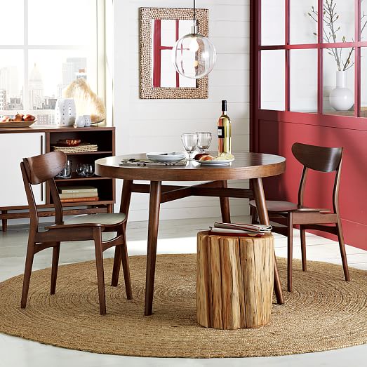 Round Braided Rug west elm