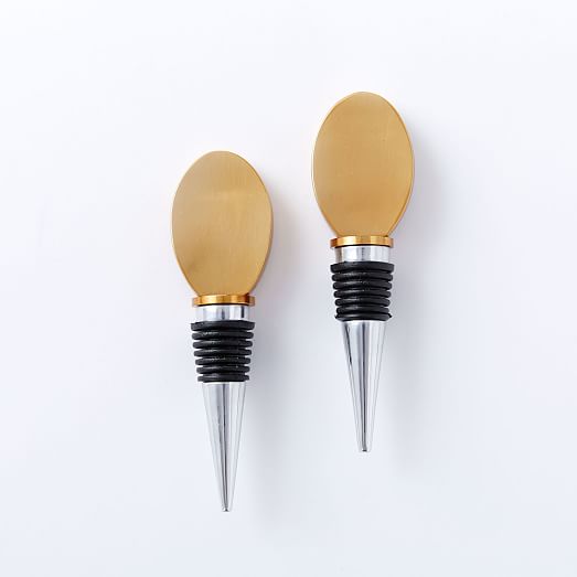 Geo Bottle Stopper Oval west elm