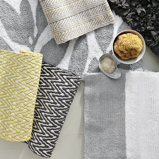 Stripe Bath Mat west elm
