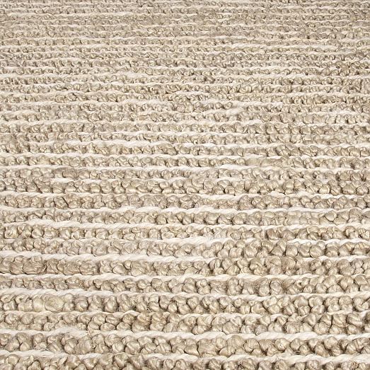 Loop Hemp Outdoor Rug Ivory/Natural west elm