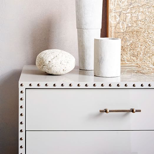 Nailhead 3Drawer Dresser west elm