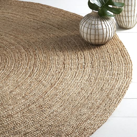 Round Braided Rug west elm