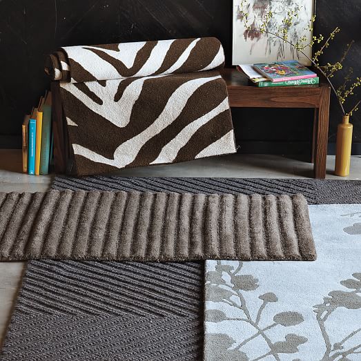 Zebra Rug west elm