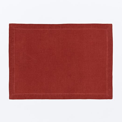 Belgian Flax Linen Placemat Set west elm