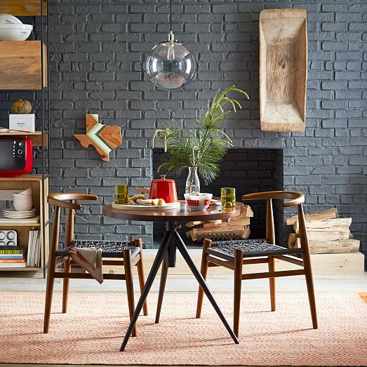 Round Adjustable Bistro Table west elm