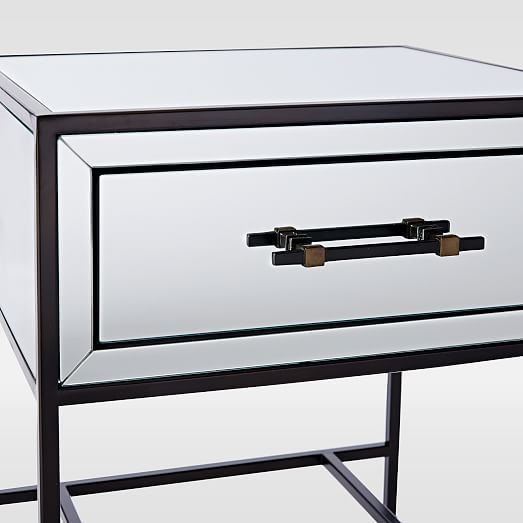 Mirrored Nightstand west elm