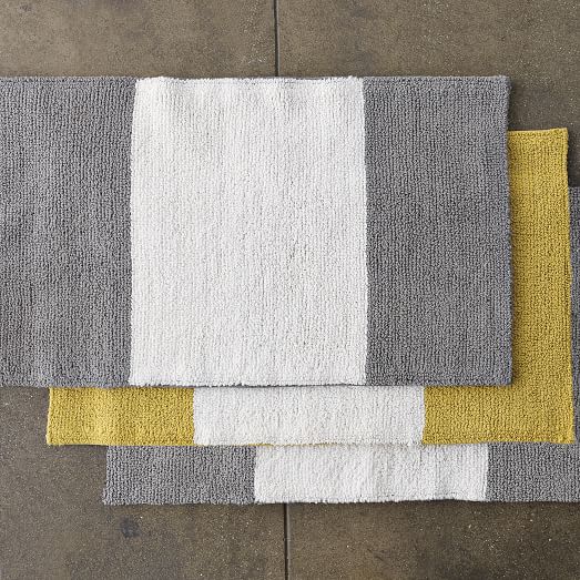 Stripe Bath Mat west elm