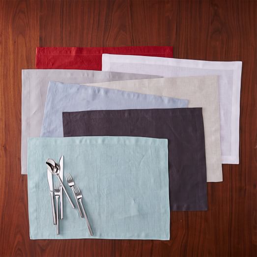 Belgian Flax Linen Placemat Set west elm