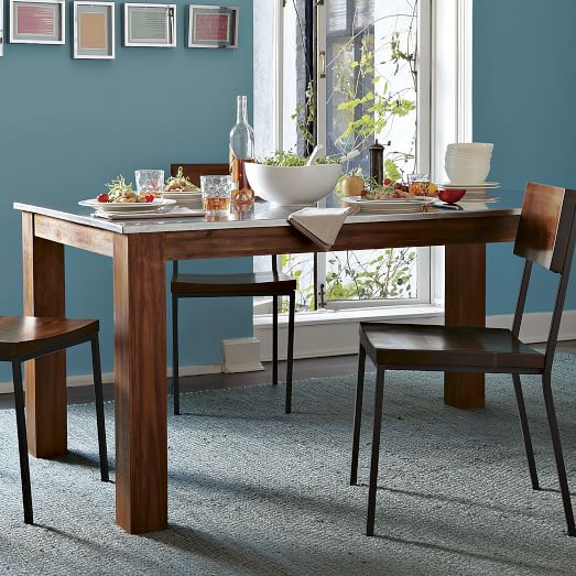 Rustic Kitchen Rectangular Dining Table west elm