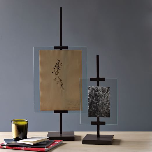 Metal Easel Adjustable Floating Frames west elm