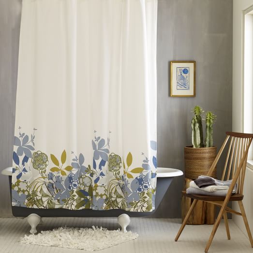 Spring Floral Shower Curtain west elm